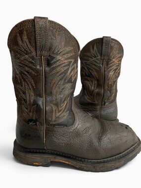 Ariat WorkHog Met Guard Composite Toe Waterproof Work Western Boots Men's 8.5 D